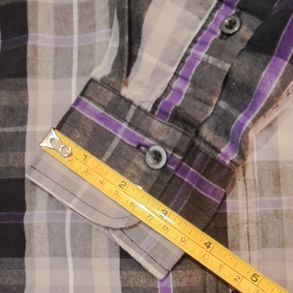 See New Listing Men's Size Small CJ Black Rue 21 Slim Fit Long Sleeve Shirt - Picture 12 of 13